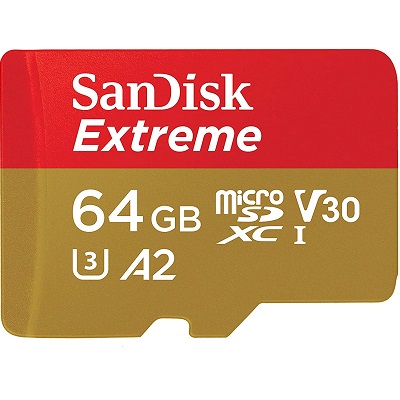 Sandisk extreme 64gb videos 4k v1